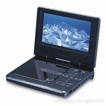 7-inch Portable DVD Player with 16:9 or 4:3 Aspect Ratio and Parental Lock Function
